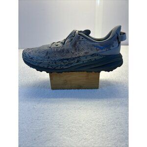 HOKA One One Speedgoat 6 Trail Running Shoes Gray Vibram Men 9.5 D Excellent